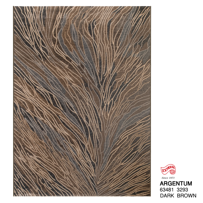 พรมรุ่น ARGENTUM (L1) 63481 3293 L1 200x290 ซม. DARK BROWN
