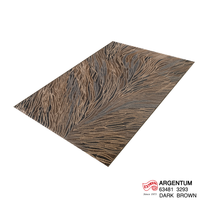 พรมรุ่น ARGENTUM (L1) 63481 3293 L1 200x290 ซม. DARK BROWN