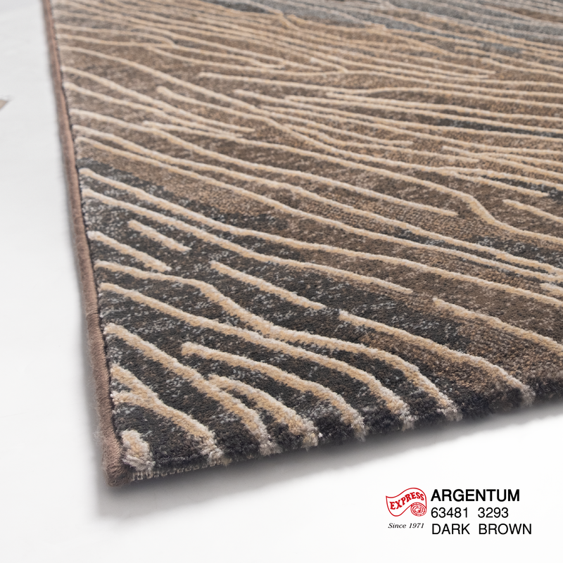 พรมรุ่น ARGENTUM (L1) 63481 3293 L1 200x290 ซม. DARK BROWN