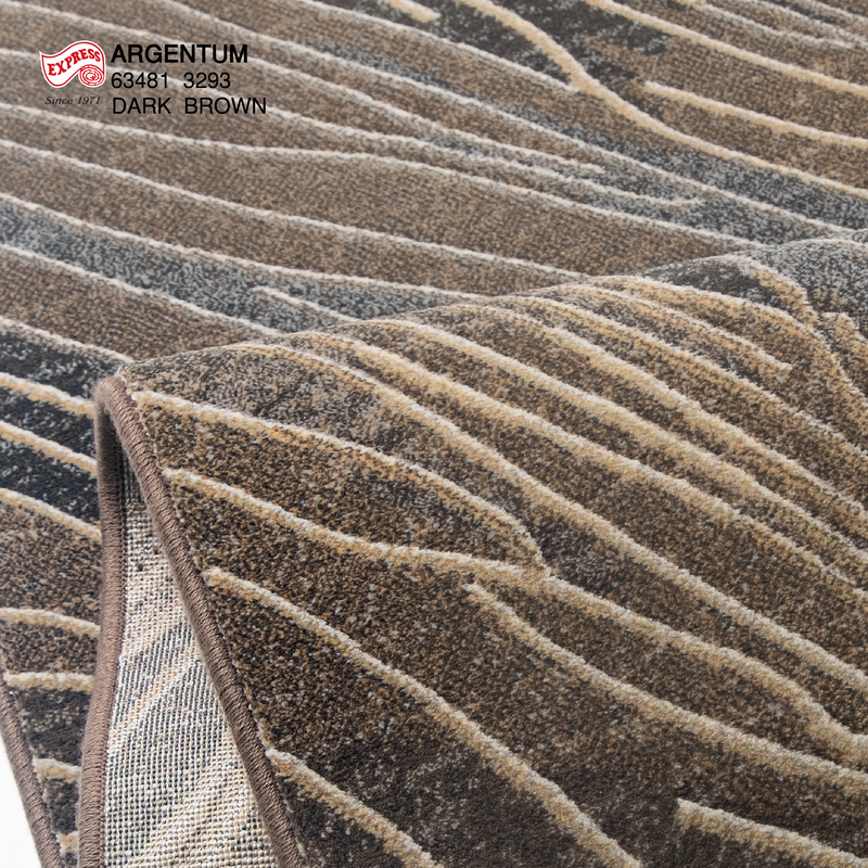 พรมรุ่น ARGENTUM (L1) 63481 3293 L1 200x290 ซม. DARK BROWN