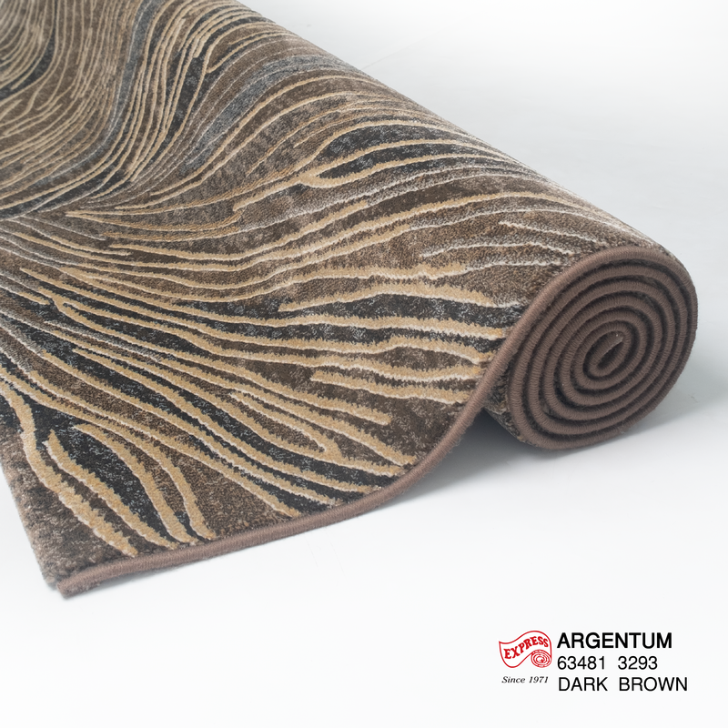 พรมรุ่น ARGENTUM (L1) 63481 3293 L1 200x290 ซม. DARK BROWN