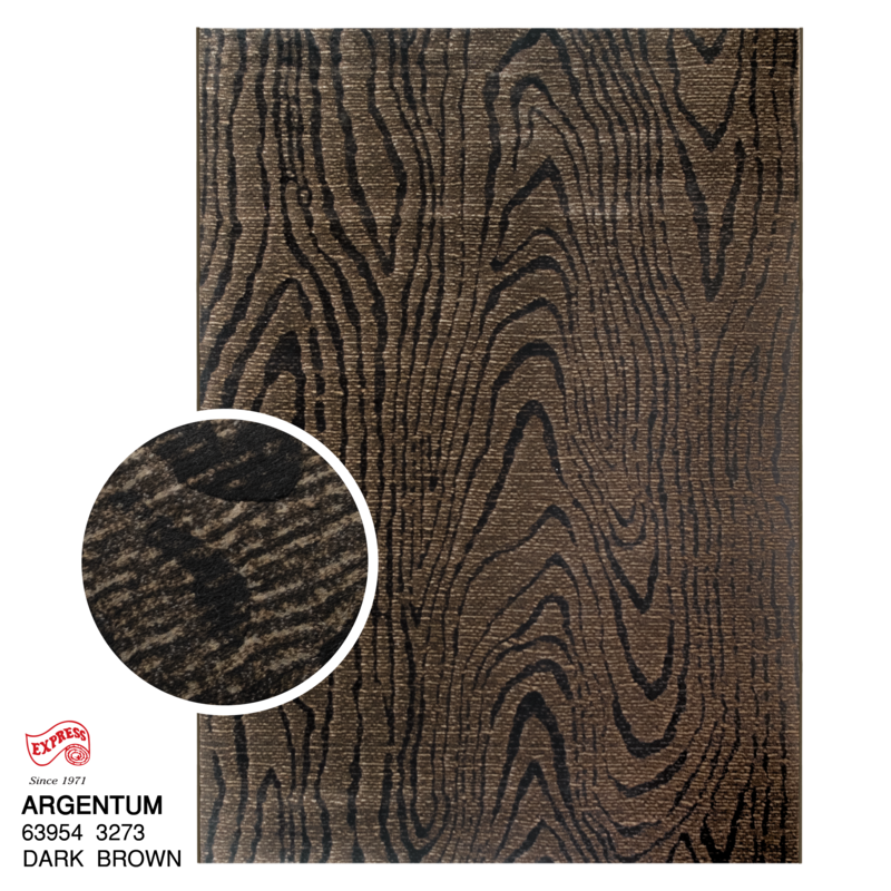 พรมรุ่น ARGENTUM (L1) 63954 3273 L1 200x290 ซม. DARK BROWN