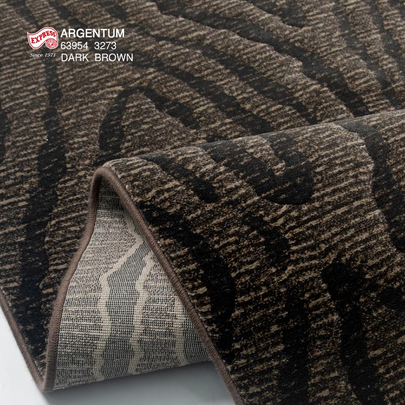 พรมรุ่น ARGENTUM (L1) 63954 3273 L1 200x290 ซม. DARK BROWN