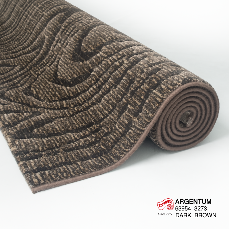 พรมรุ่น ARGENTUM (L1) 63954 3273 L1 200x290 ซม. DARK BROWN