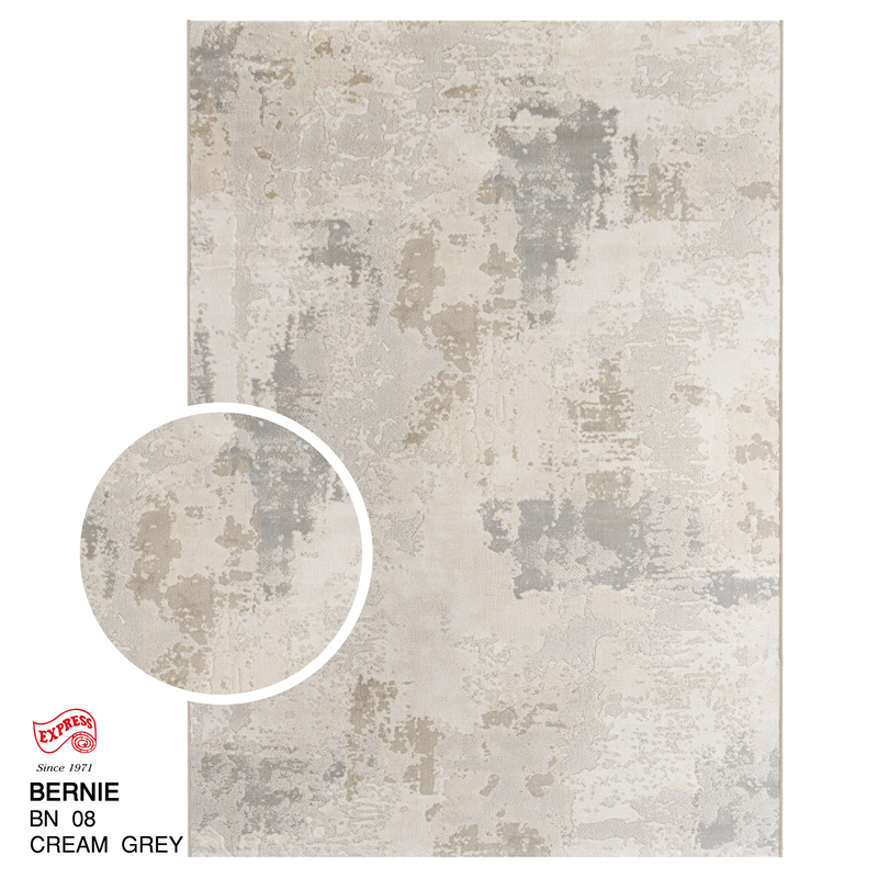 พรมรุ่น BERNIE (XXL) BN08 XXL 300x400 ซม. CREAM GREY