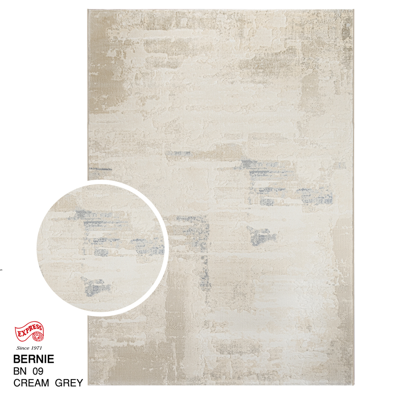 พรมรุ่น BERNIE (XXL) BN09 XXL 300x400 ซม. CREAM GREY