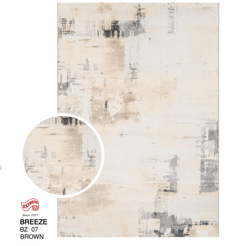 พรมรุ่น BREEZE (XXL) BZ07 XXL 300x400 ซม. BROWN