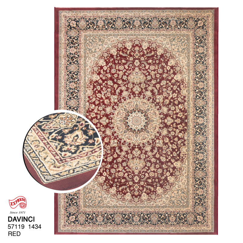 DAVINCI (L1) 57119 1434 L1 200x290 CM. RED