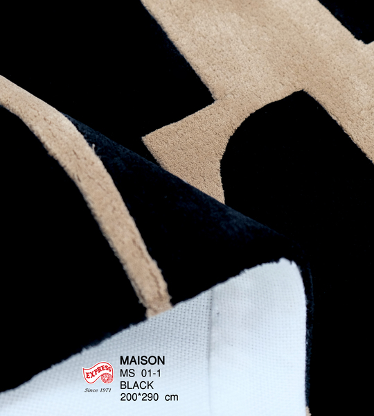 ELLE DECOR - พรมรุ่น MAISON (L1) MS01-1 L1 200x290 ซม. BLACK