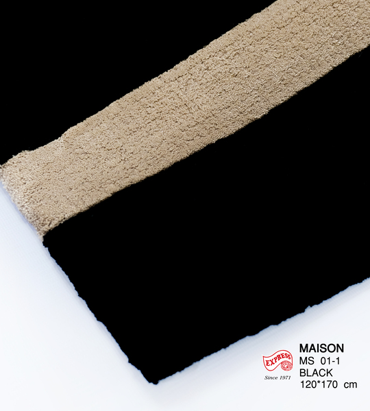 ELLE DECOR - พรมรุ่น MAISON (M) MS01-1 M 120x170 ซม. BLACK