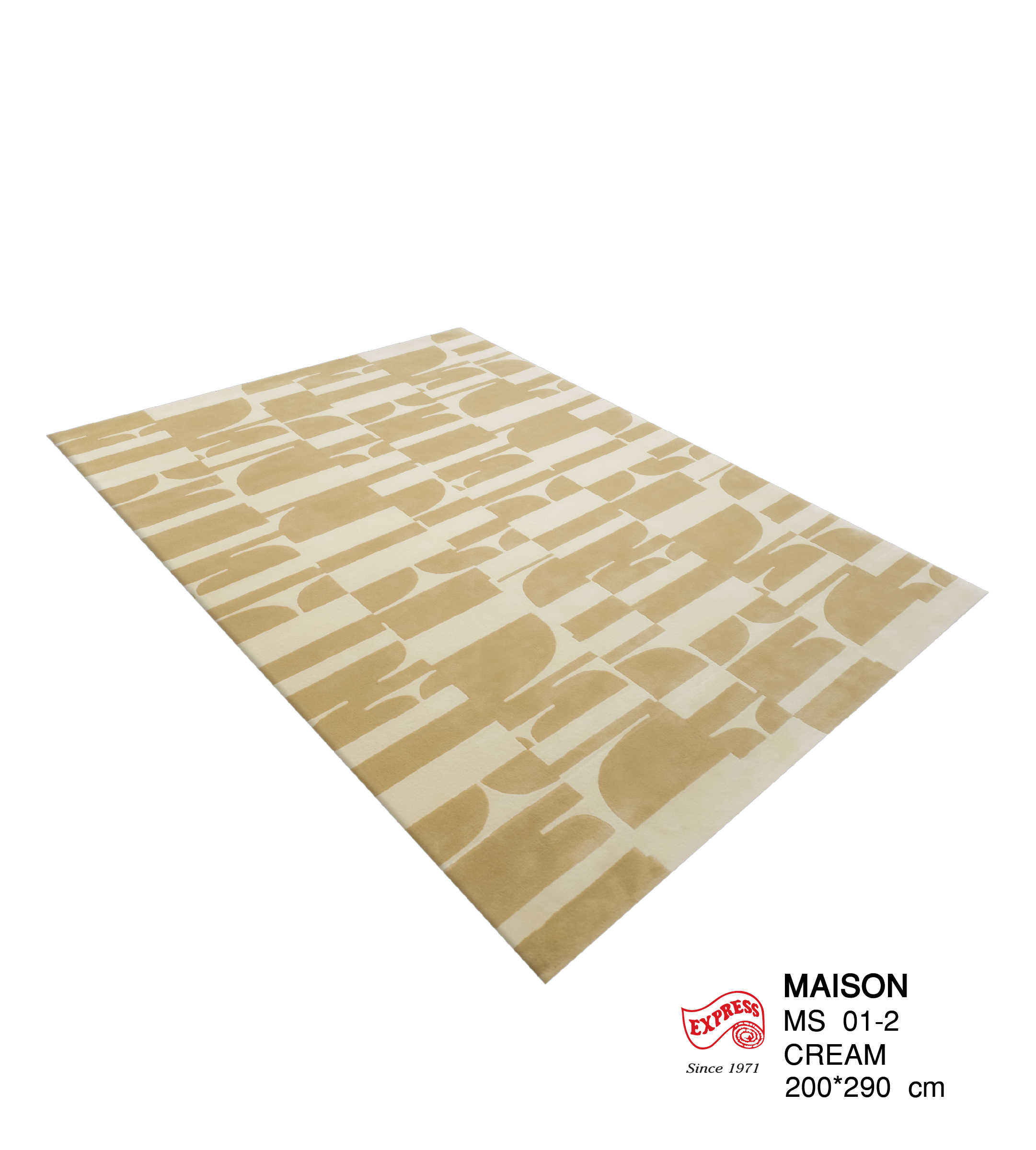 ELLE DECOR - พรมรุ่น MAISON (L1) MS01-2 L1 200x290 ซม. CREAM
