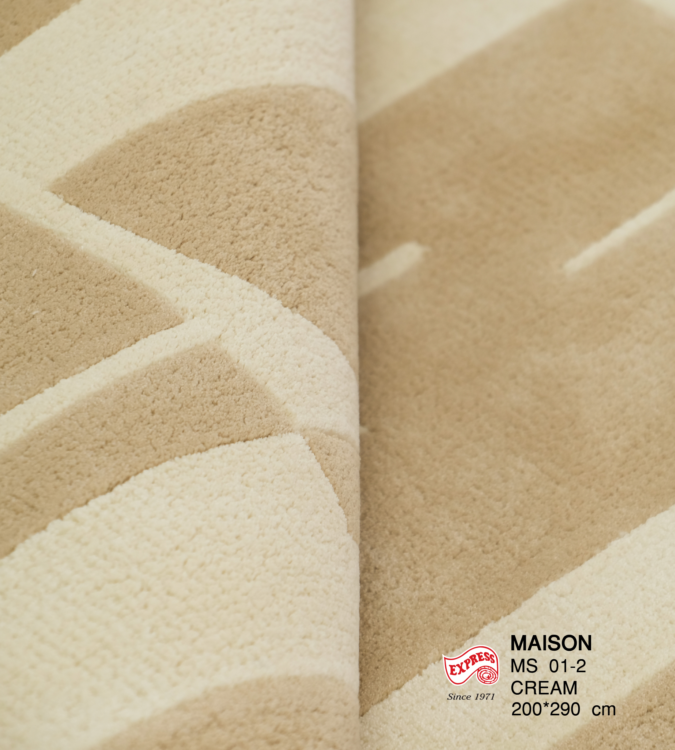 ELLE DECOR - พรมรุ่น MAISON (L1) MS01-2 L1 200x290 ซม. CREAM
