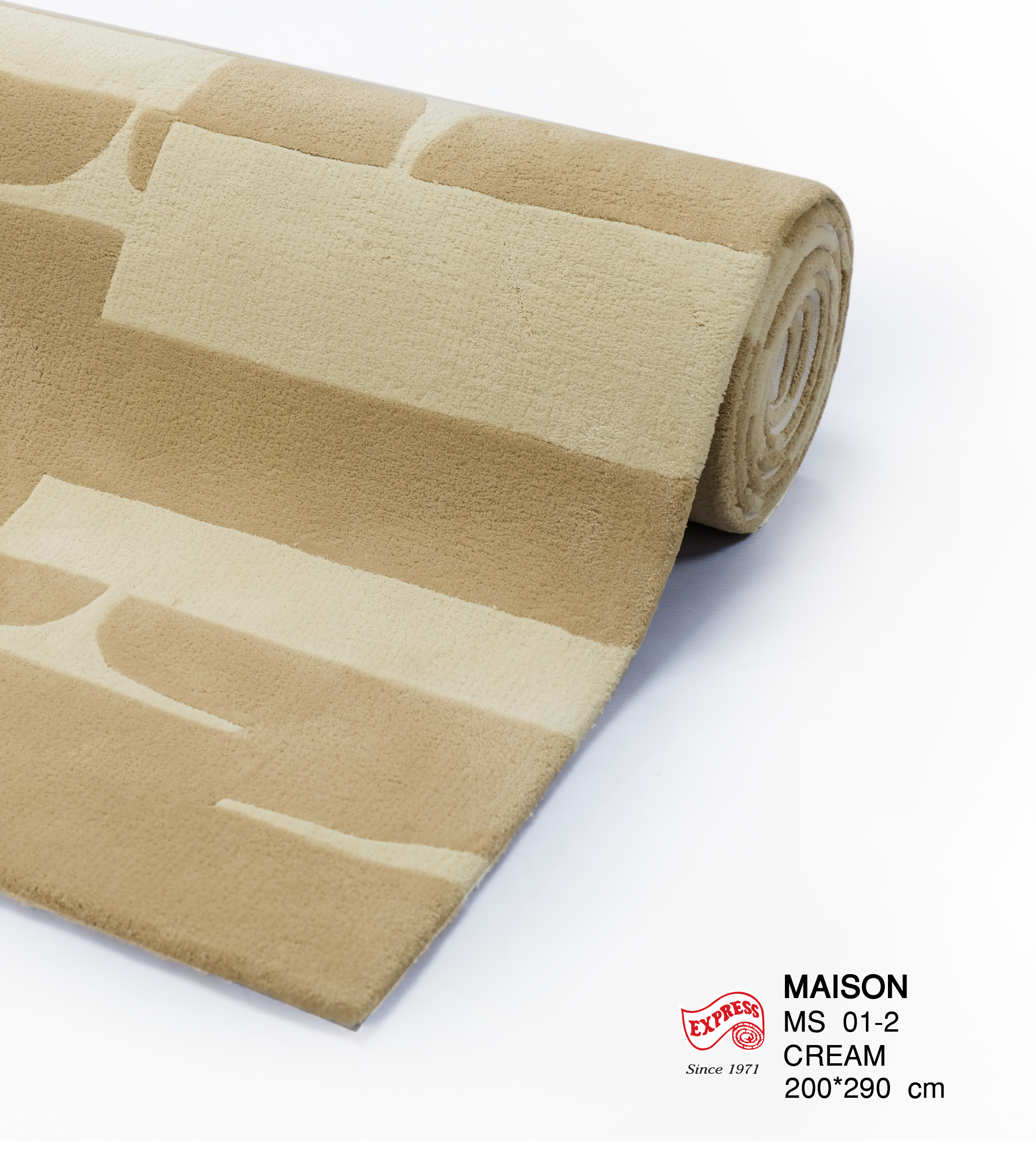 ELLE DECOR - พรมรุ่น MAISON (L1) MS01-2 L1 200x290 ซม. CREAM