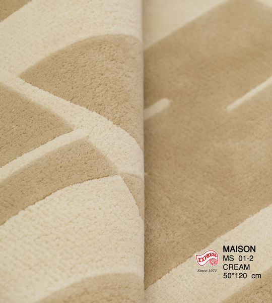 ELLE DECOR - พรมรุ่น MAISON (LM) MS01-2 LM 50x120 ซม. CREAM