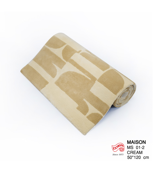 ELLE DECOR - พรมรุ่น MAISON (LM) MS01-2 LM 50x120 ซม. CREAM