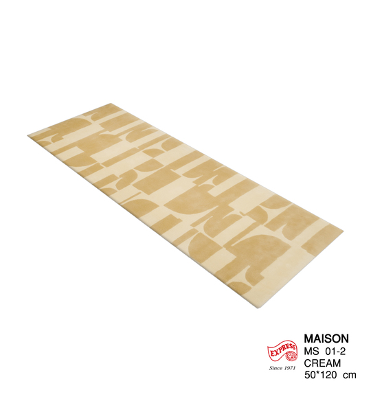 ELLE DECOR - พรมรุ่น MAISON (LM) MS01-2 LM 50x120 ซม. CREAM