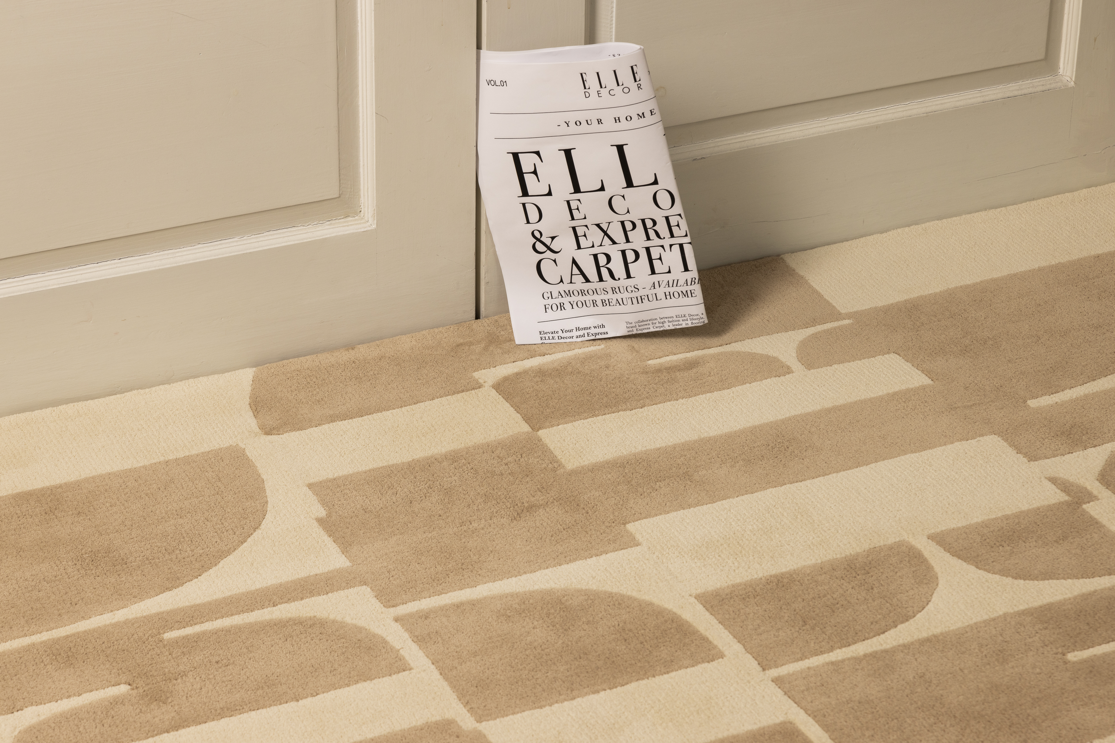 ELLE DECOR - พรมรุ่น MAISON (LM) MS01-2 LM 50x120 ซม. CREAM