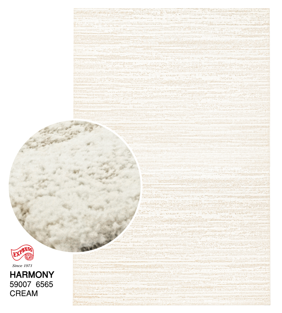 พรมรุ่น HARMONY (L1) 59007 6565 L1 200x290 ซม. CREAM