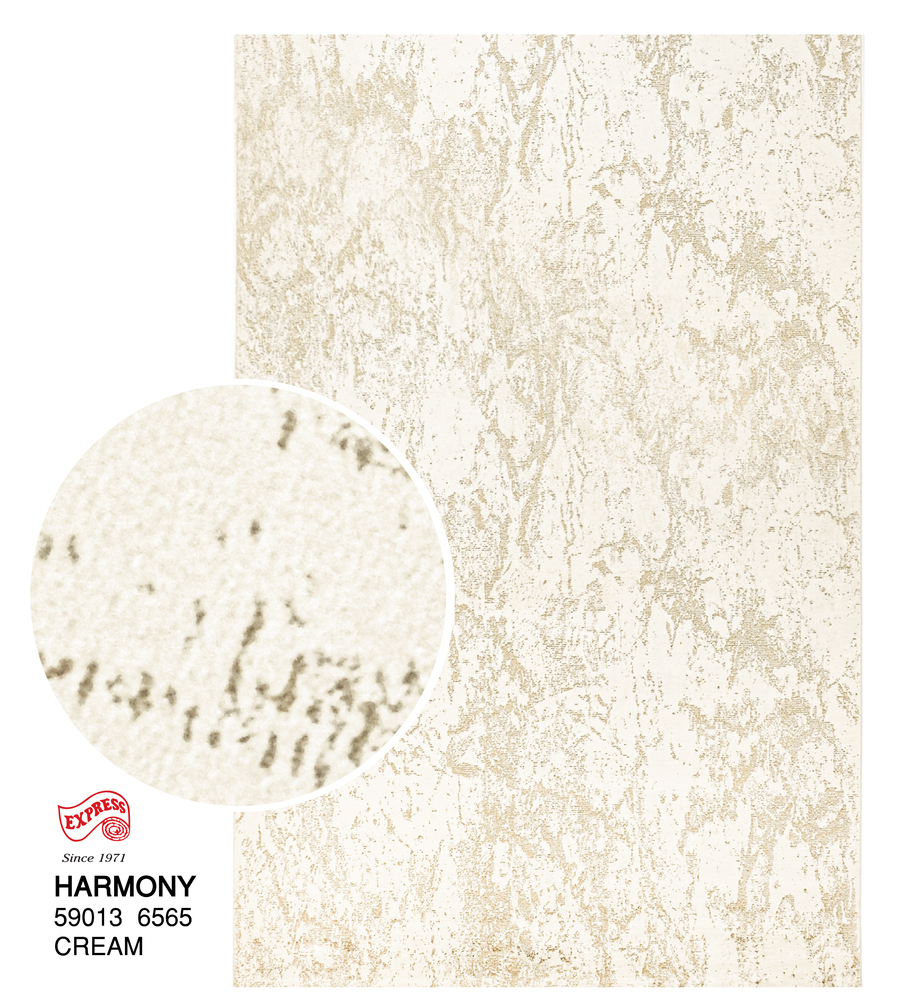 พรมรุ่น HARMONY (L) 59013 6565 L 160x230 ซม. CREAM