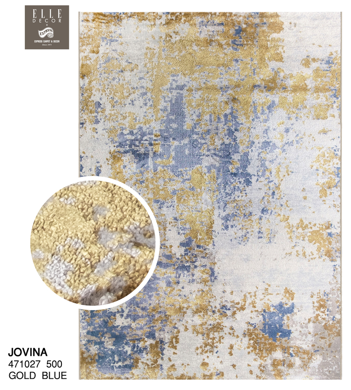 พรมรุ่น JOVINA (XXL) 471027 500 XXL 300x400 ซม. GOLD BLUE