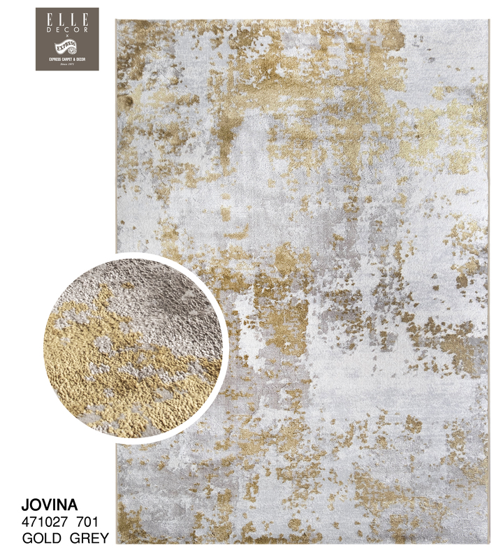 พรมรุ่น JOVINA (XXL) 471027 701 XXL 300x400 ซม. GOLD GREY