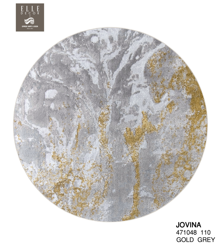 พรมรุ่น JOVINA (C-XXL) 471048 110 C-XXL 300x300 ซม. GOLD GREY