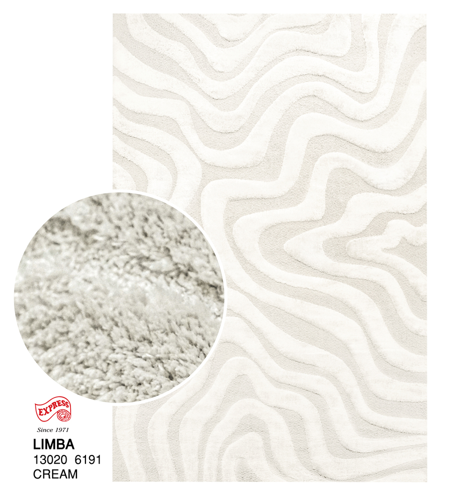 พรมรุ่น LIMBA (L1) 13020 6191 L1 200x290 ซม. CREAM