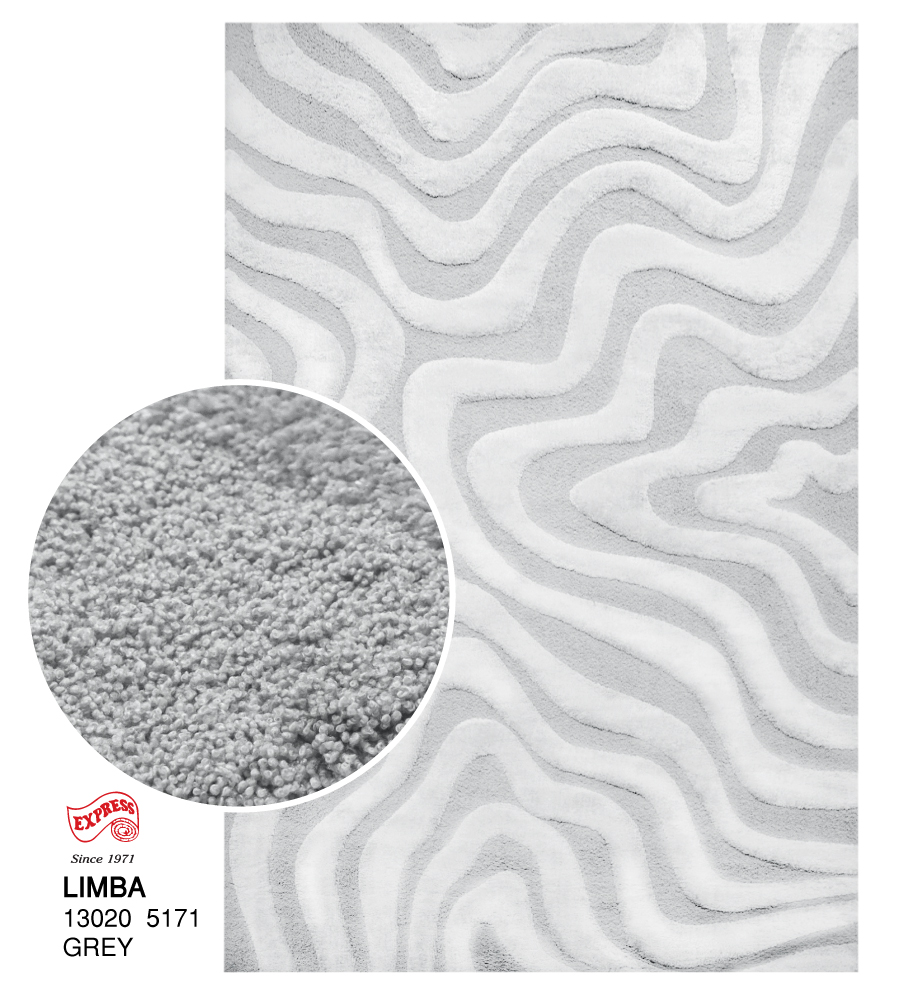 พรมรุ่น LIMBA (L1) 13020 5171 L1 200x290 ซม. GREY