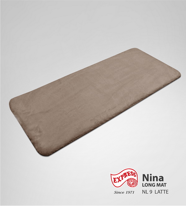 พรมเช็ดเท้ายาว (LONG MAT) รุ่น NINA NL9 สีน้ำตาล