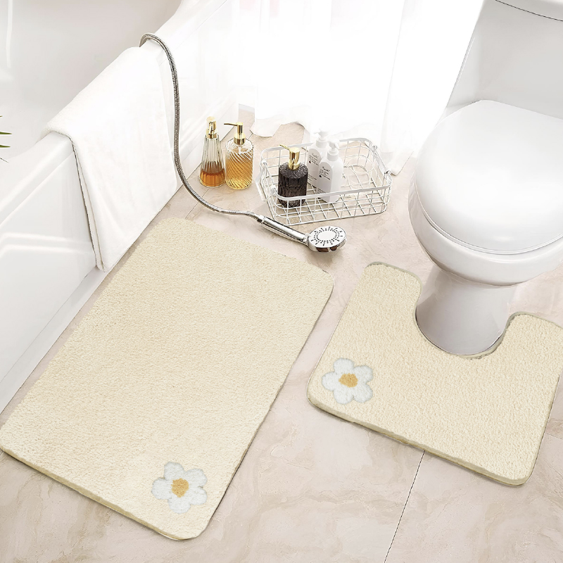 พรมเช็ดเท้าชุดห้องน้ำ (BATH MAT) รุ่น STELLAR AG 6-5 CREAM สีครีม