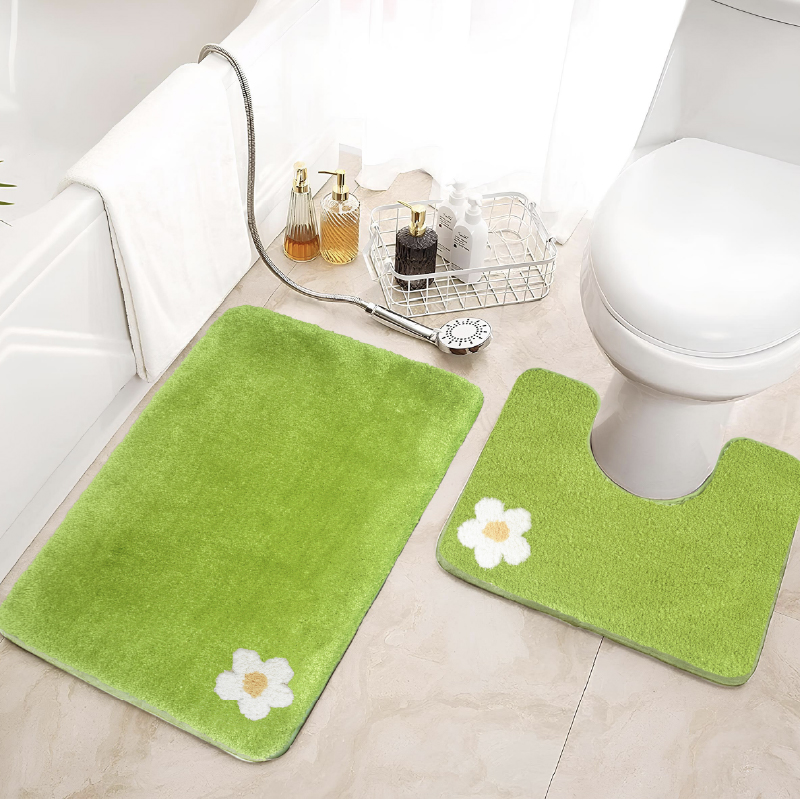 พรมเช็ดเท้าชุดห้องน้ำ (BATH MAT) รุ่น STELLAR AG 6-7 GREEN สีเขียว