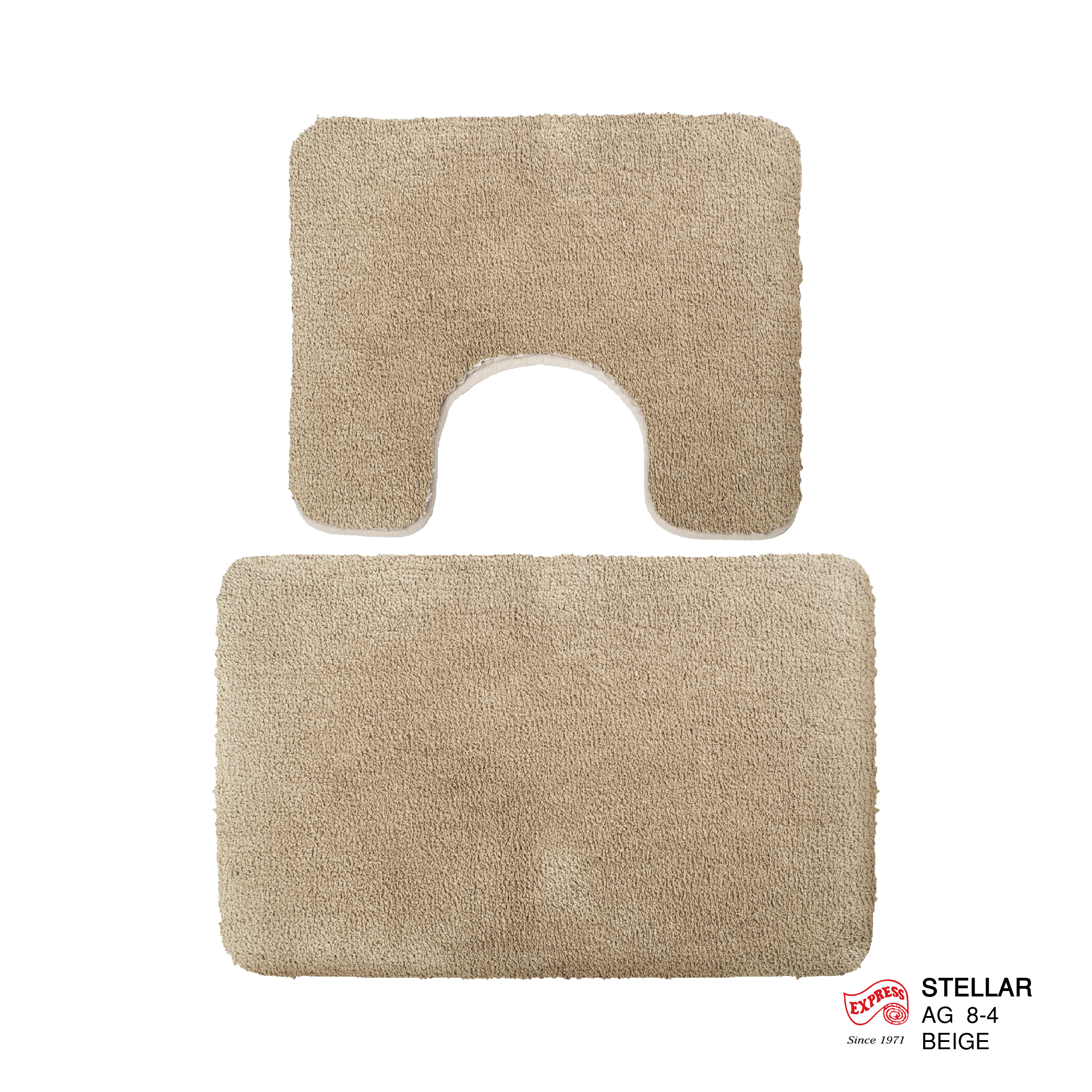 พรมเช็ดเท้าชุดห้องน้ำ (BATH MAT) รุ่น STELLAR AG 8-4 BEIGE สีเบจ