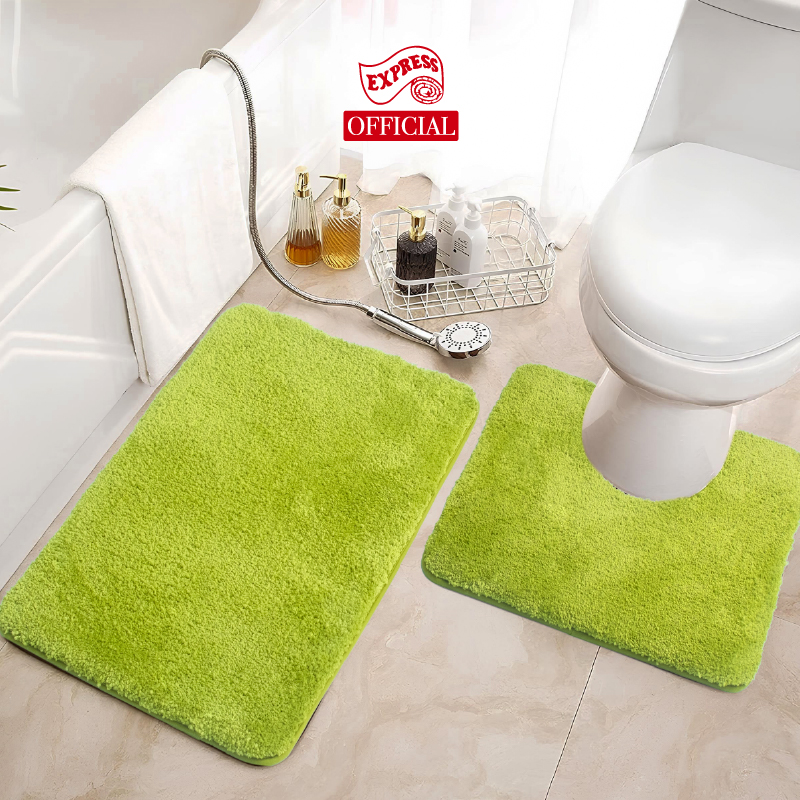พรมเช็ดเท้าชุดห้องน้ำ (BATH MAT) รุ่น STELLAR AG 8-9 GREEN สีเขียว