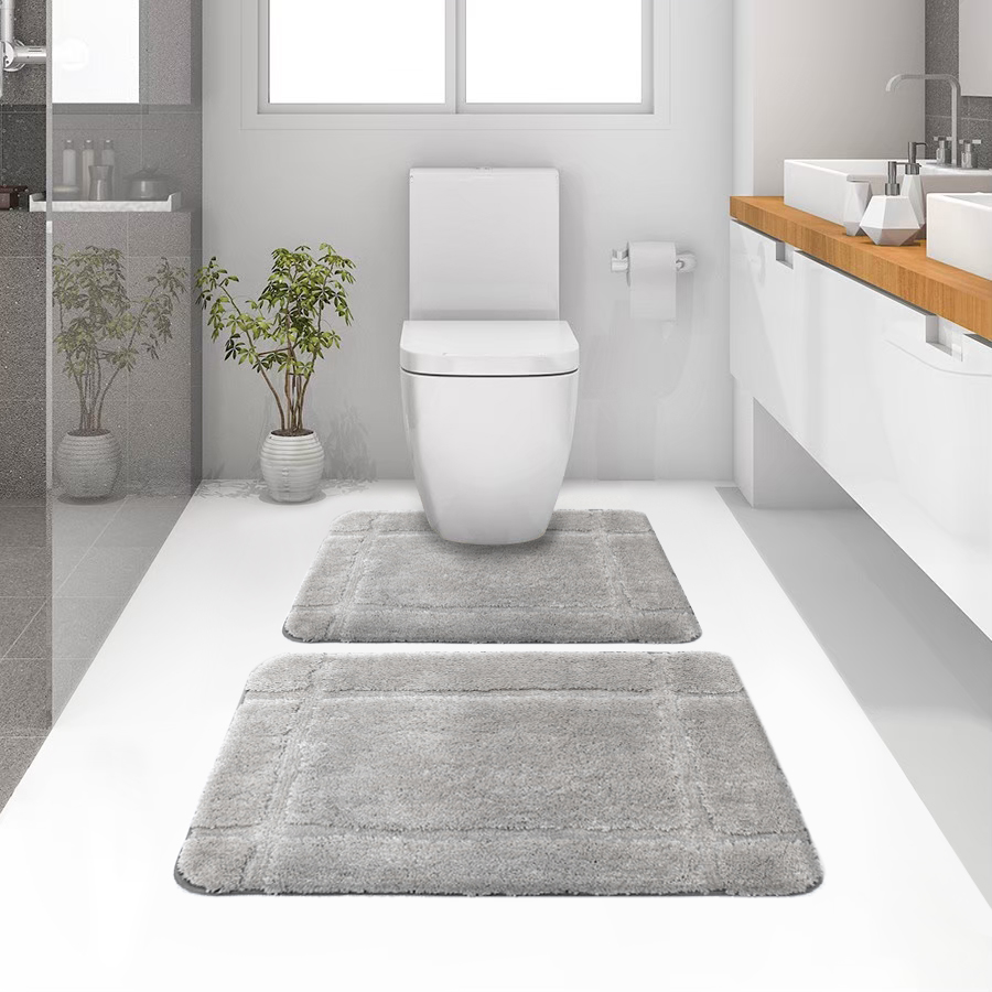 พรมเช็ดเท้าชุดห้องน้ำ (BATH MAT) รุ่น STELLAR DG 1-4 LIGHT GREY สีเทาอ่อน