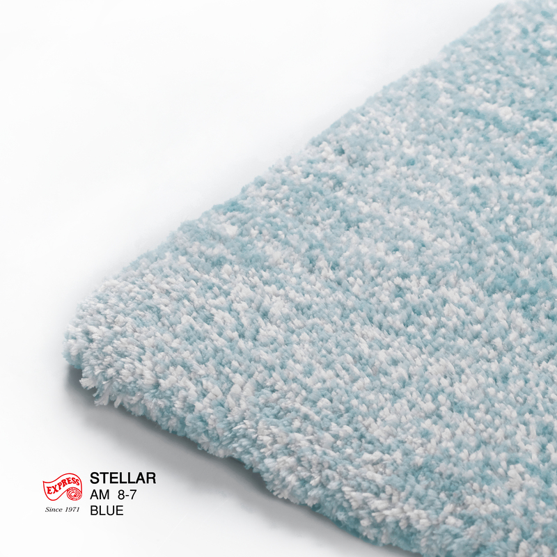 พรมเช็ดเท้าหน้าประตู (DOOR MAT) รุ่น STELLAR AM 8-7 BLUE สีฟ้า