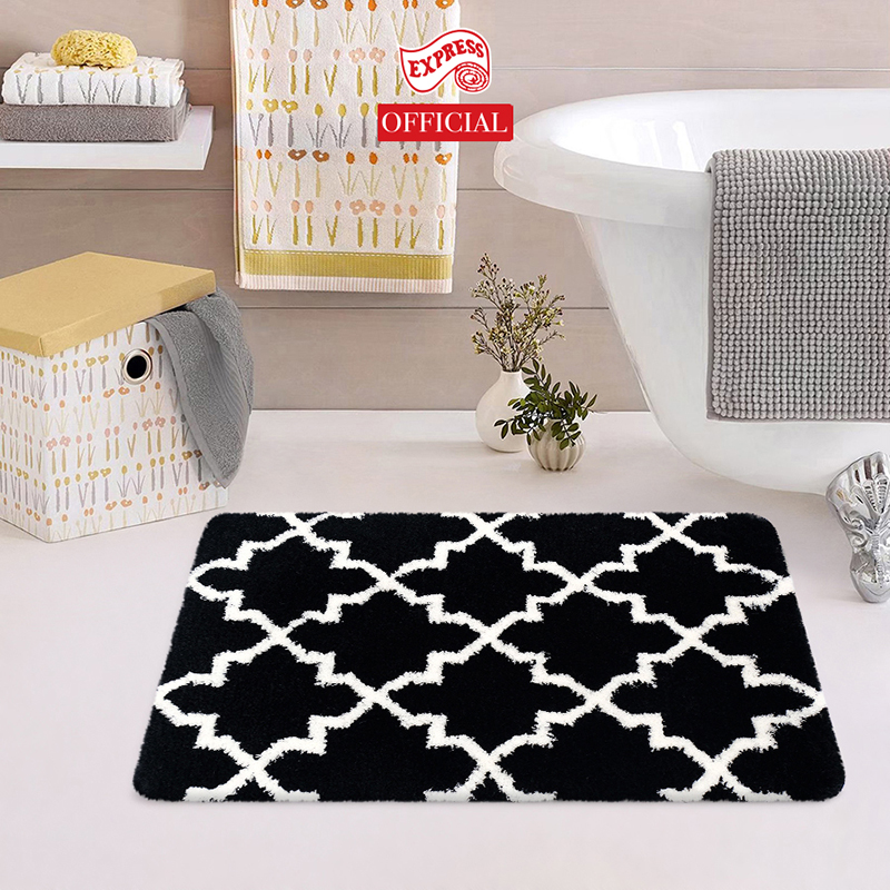 พรมเช็ดเท้าหน้าประตู (DOOR MAT) รุ่น STELLAR BM 7-4 BLACK สีดำ