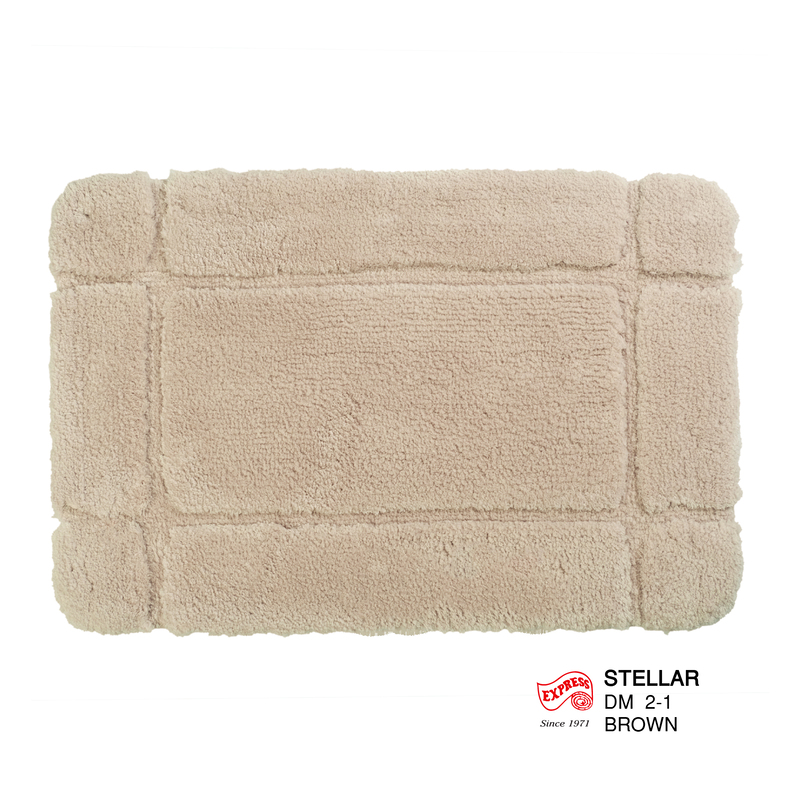 พรมเช็ดเท้าหน้าประตู (DOOR MAT) รุ่น STELLAR DM 2-1 BROWN สีน้ำตาล