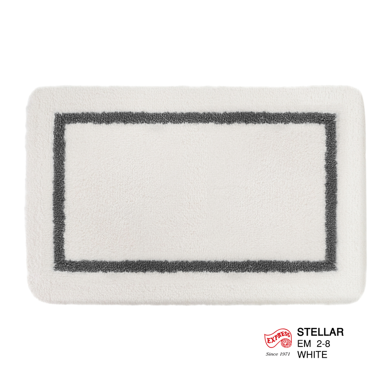 พรมเช็ดเท้าหน้าประตู (DOOR MAT) รุ่น STELLAR EM 2-8 WHITE สีขาว