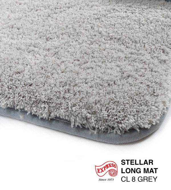 พรมเช็ดเท้ายาว (LONG MAT) รุ่น STELLAR CL 8 GREY สีเทา