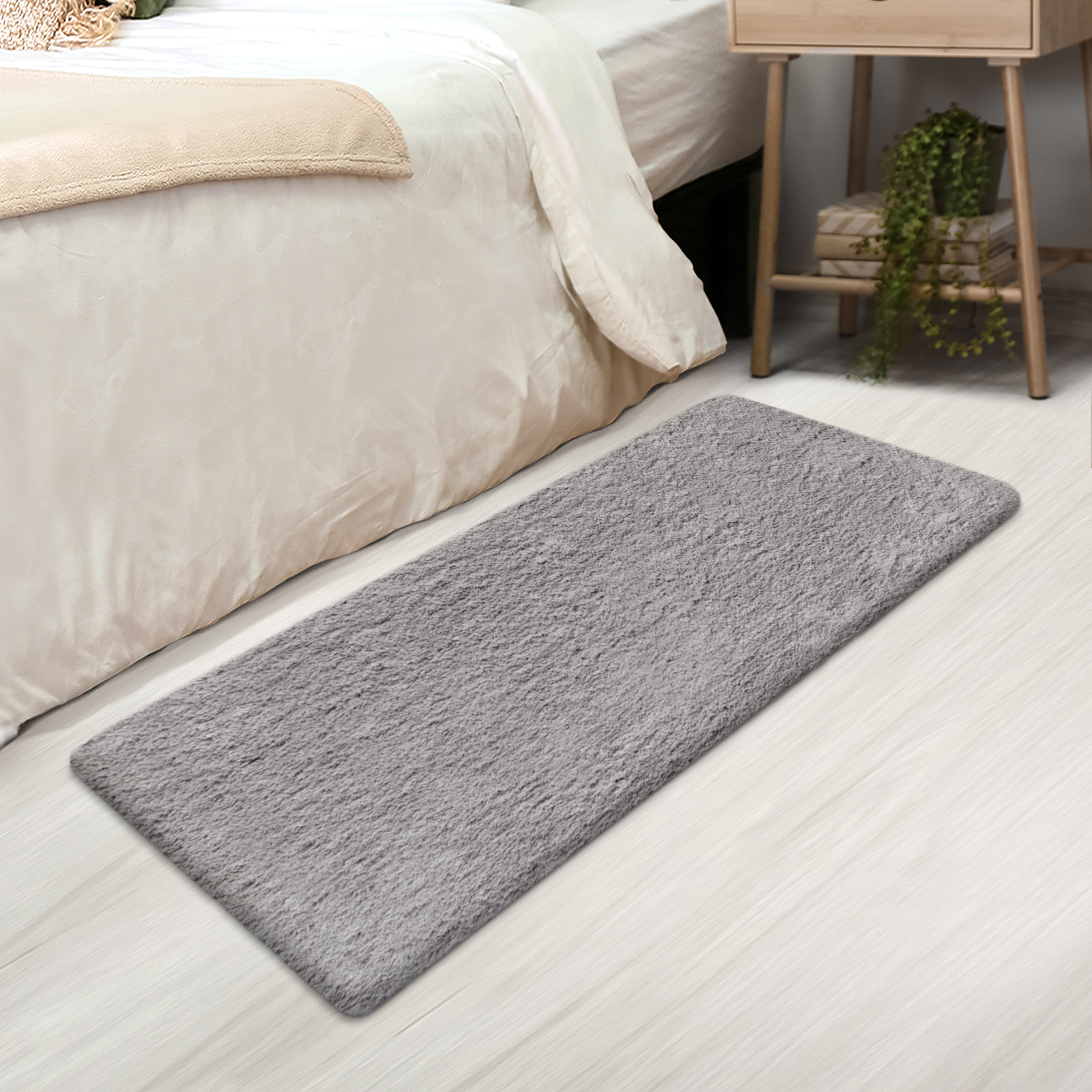 พรมเช็ดเท้ายาว (LONG MAT) รุ่น STELLAR ML 8 GREY สีเทา