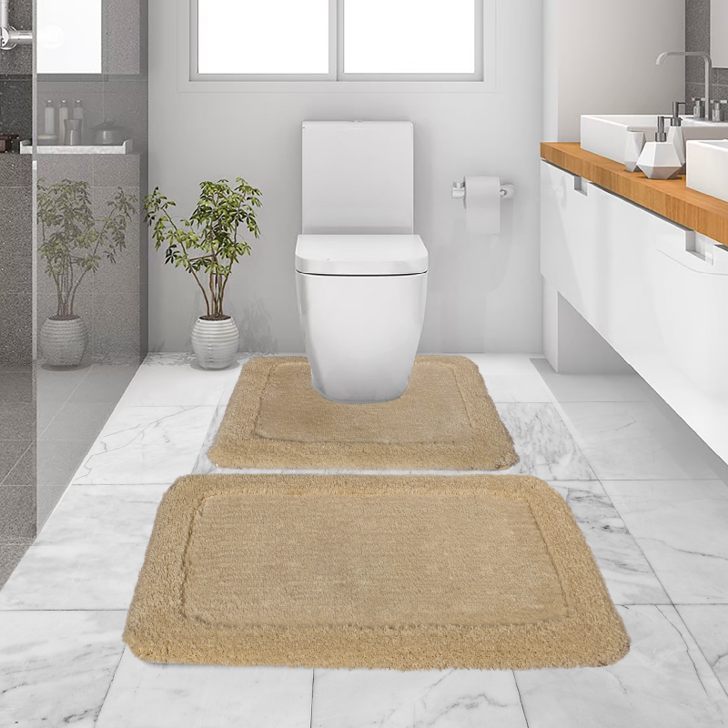 พรมเช็ดเท้าชุดห้องน้ำ (BATH MAT) รุ่น STELLAR AG 4-2 BROWN สีน้ำตาล