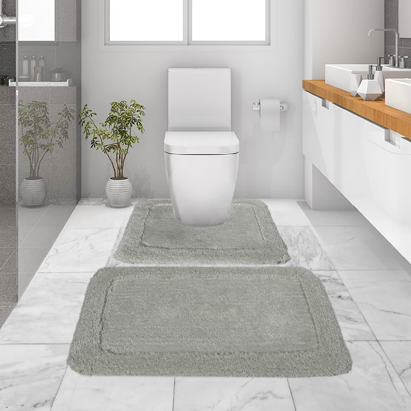 พรมเช็ดเท้าชุดห้องน้ำ (BATH MAT) รุ่น STELLAR AG 4-6 GREY สีเทา