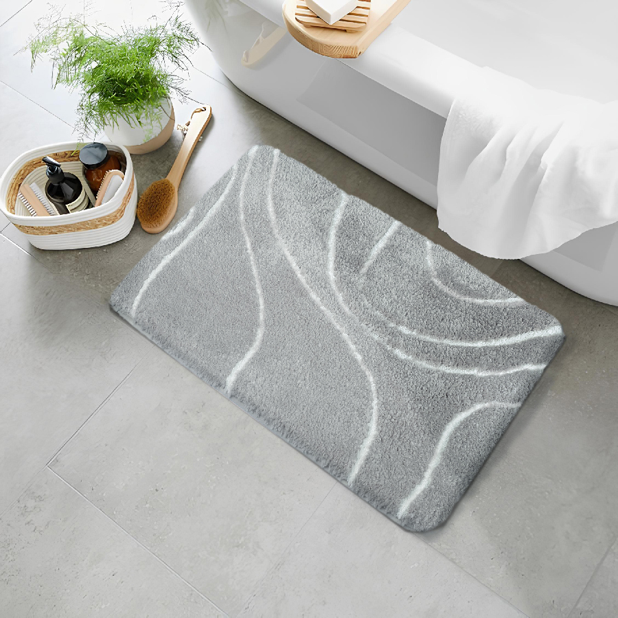 พรมเช็ดเท้าหน้าประตู (DOOR MAT) รุ่น STELLAR AM 3-6 GREY สีเทา