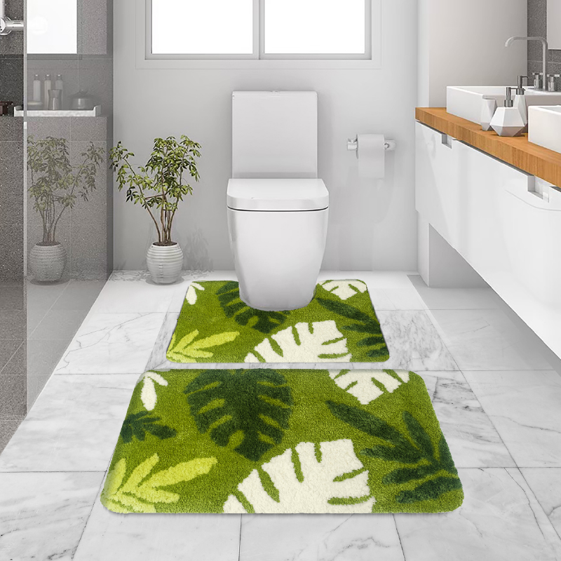 พรมเช็ดเท้าชุดห้องน้ำ (BATH MAT) รุ่น STELLAR AG 6-9 GREEN CREAM สีเขียวครีม