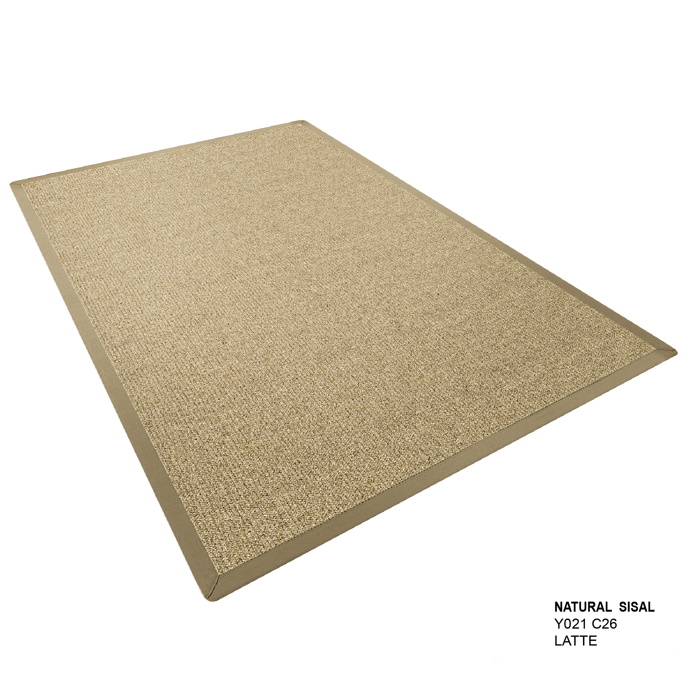 พรมรุ่น NATURAL SISAL (L) Y021 C26 L 160x230 ซม. LATTE