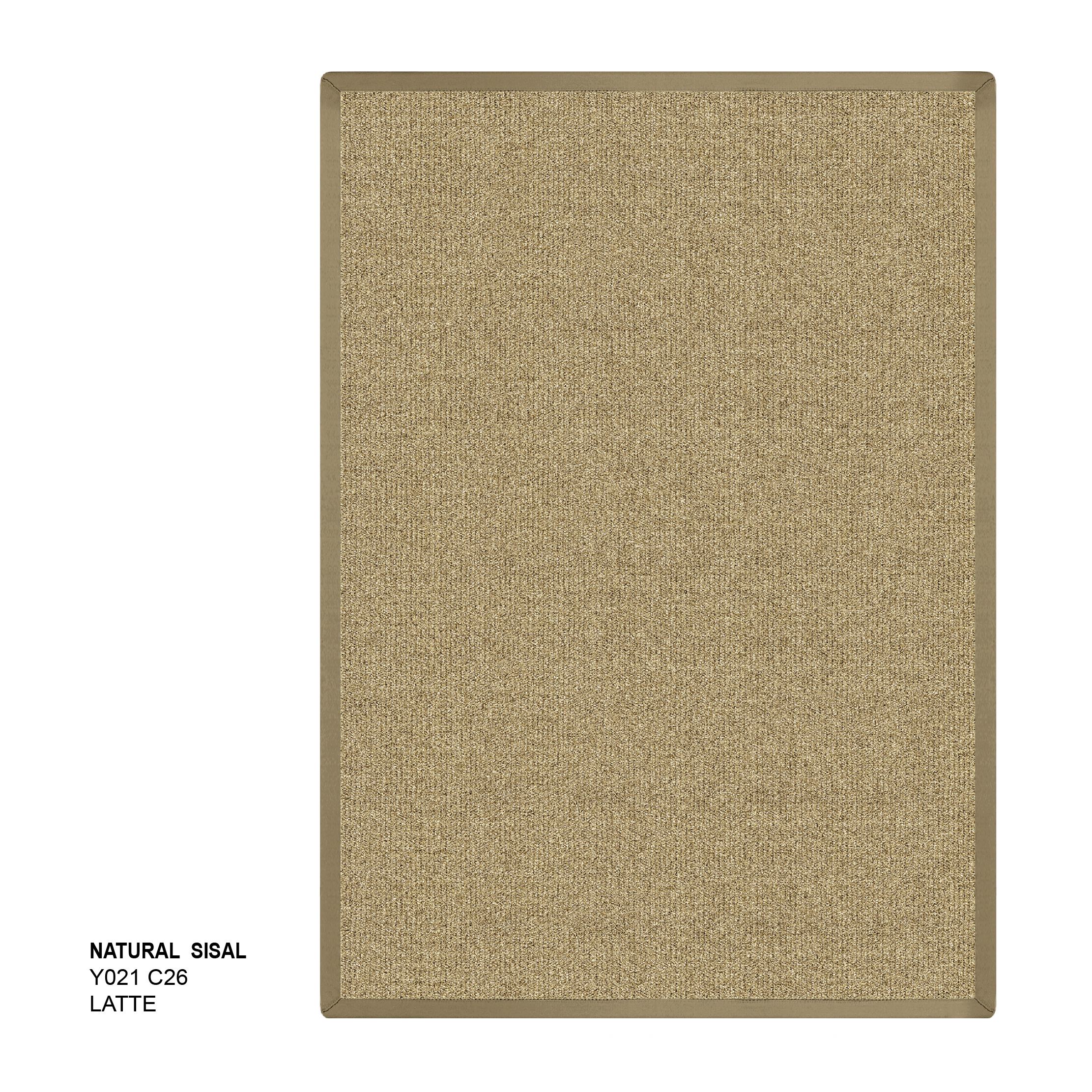 พรมรุ่น NATURAL SISAL (L) Y021 C26 L 160x230 ซม. LATTE