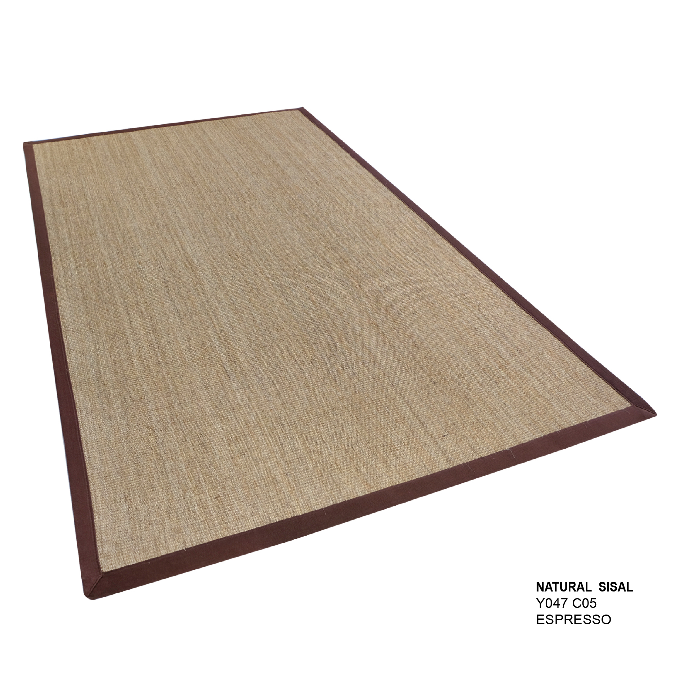 พรมรุ่น NATURAL SISAL (L1) Y047 C05 L1 200x290 ซม. ESPRESSO