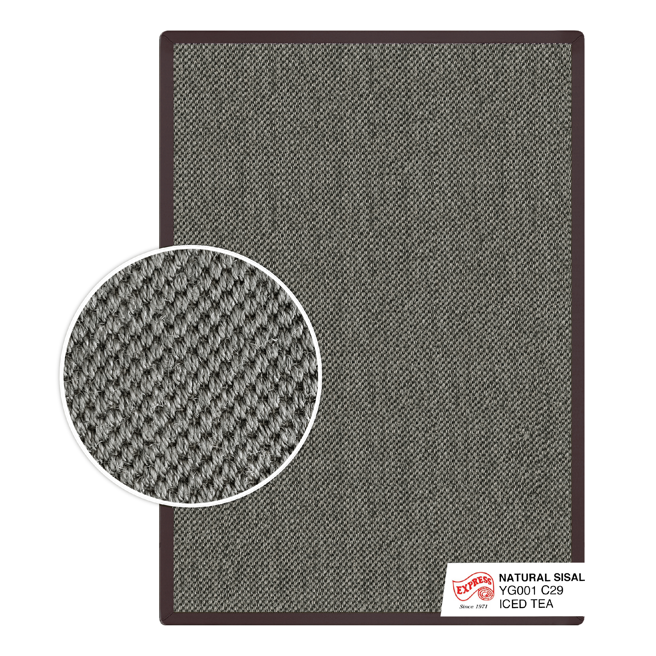 พรมรุ่น NATURAL SISAL (L1) YG001 C29 L1 200x290 ซม. ICED TEA