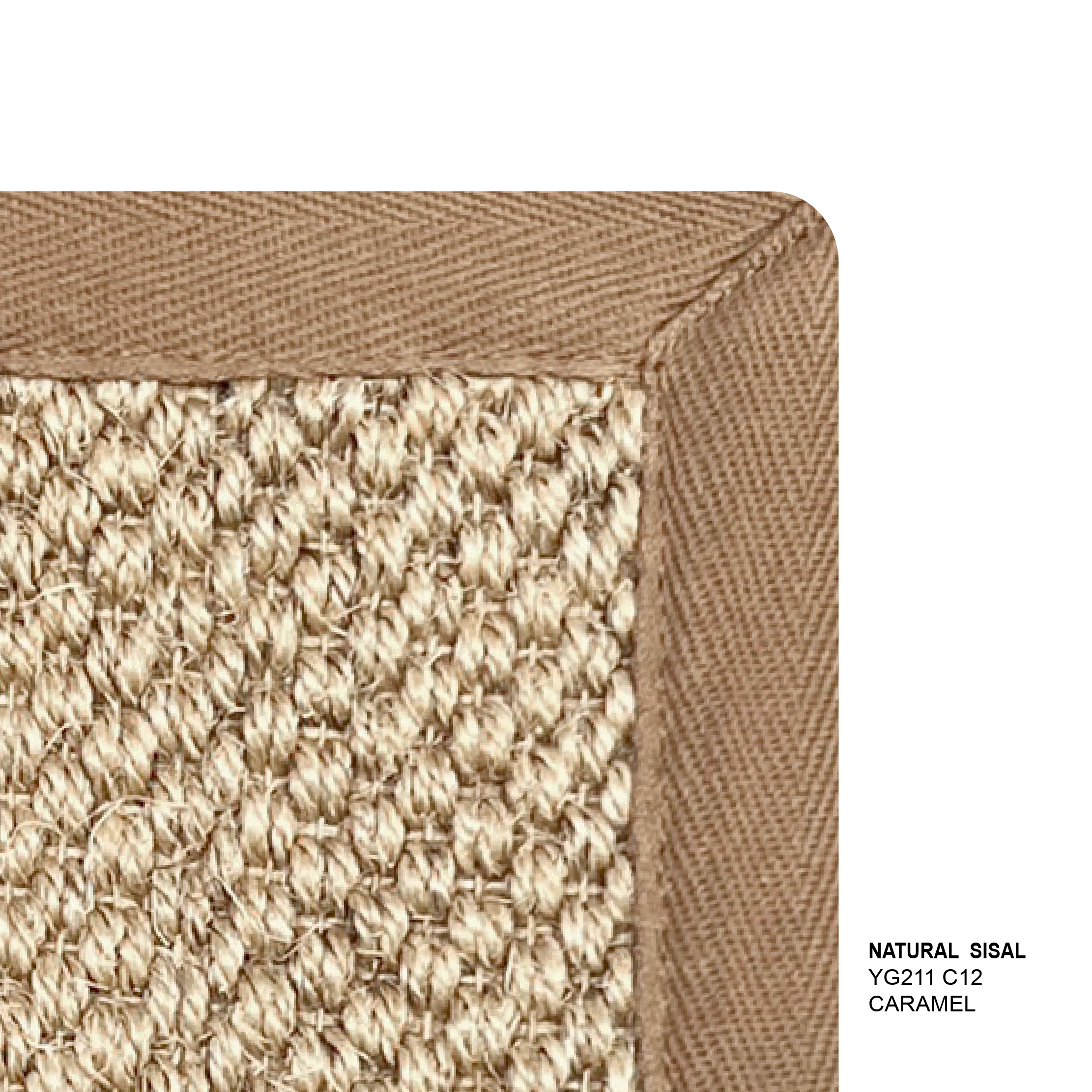 พรมรุ่น NATURAL SISAL (L) YG211 C12 L 160x230 ซม. CARAMEL
