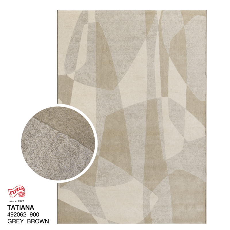 พรมรุ่น TATIANA (L1) 492062 900 L1 200x290 ซม. GREY BROWN
